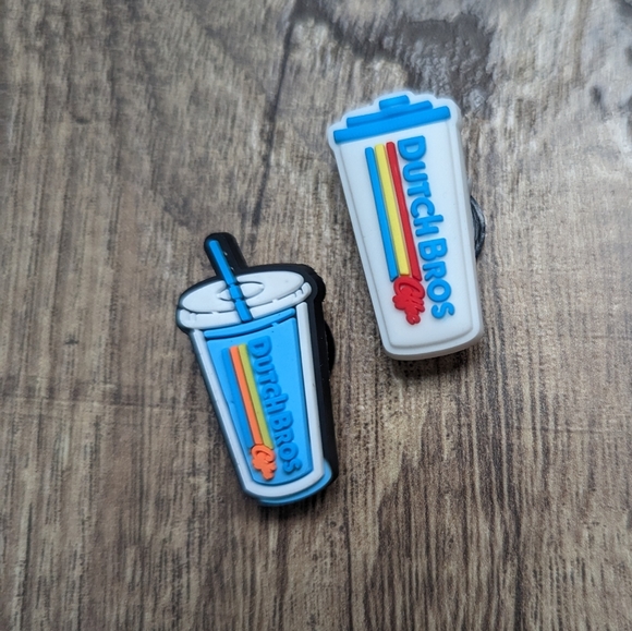 COPY - Set of 2 Dutch Brothers coffee croc charms - Picture 2 of 2